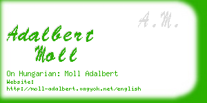 adalbert moll business card